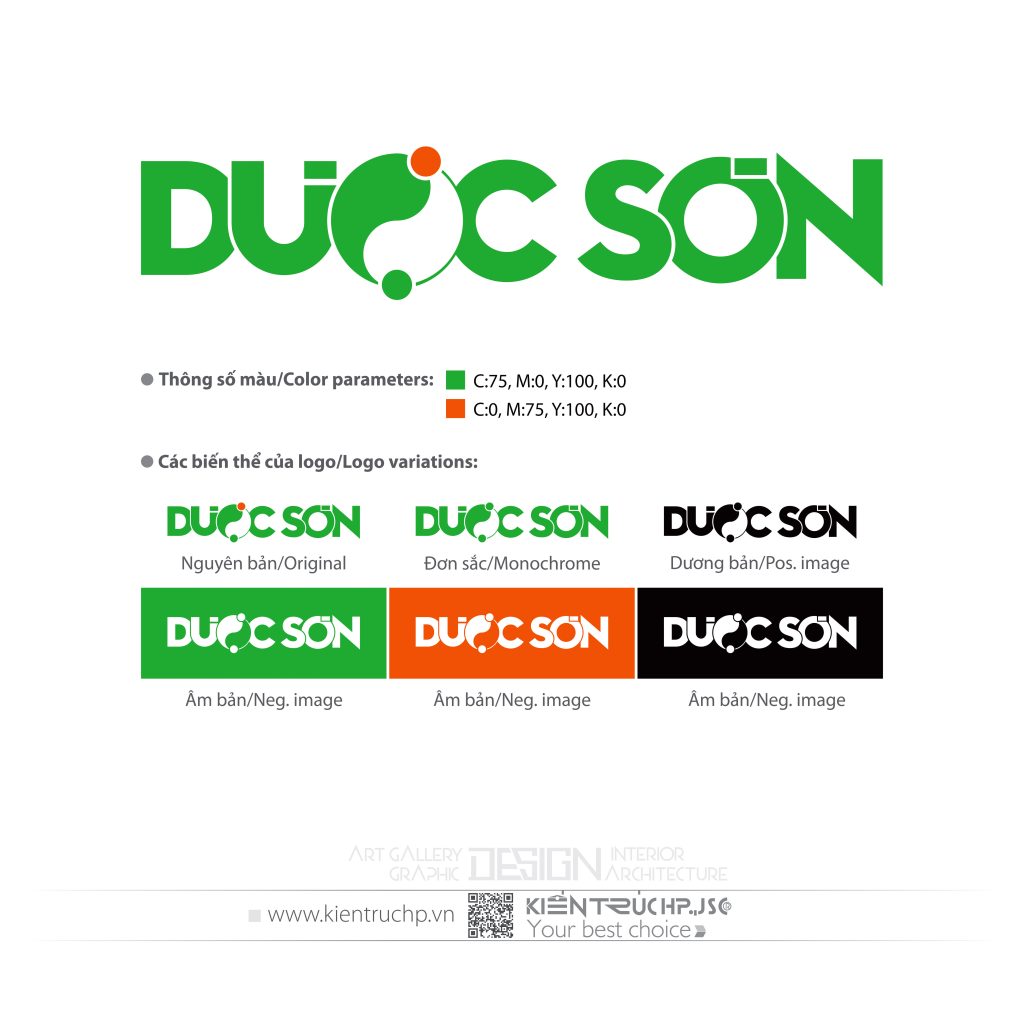 Logo Dược sơn Kiếp Bạc Linh Từ (Logo đã thiết kế năm 2024)