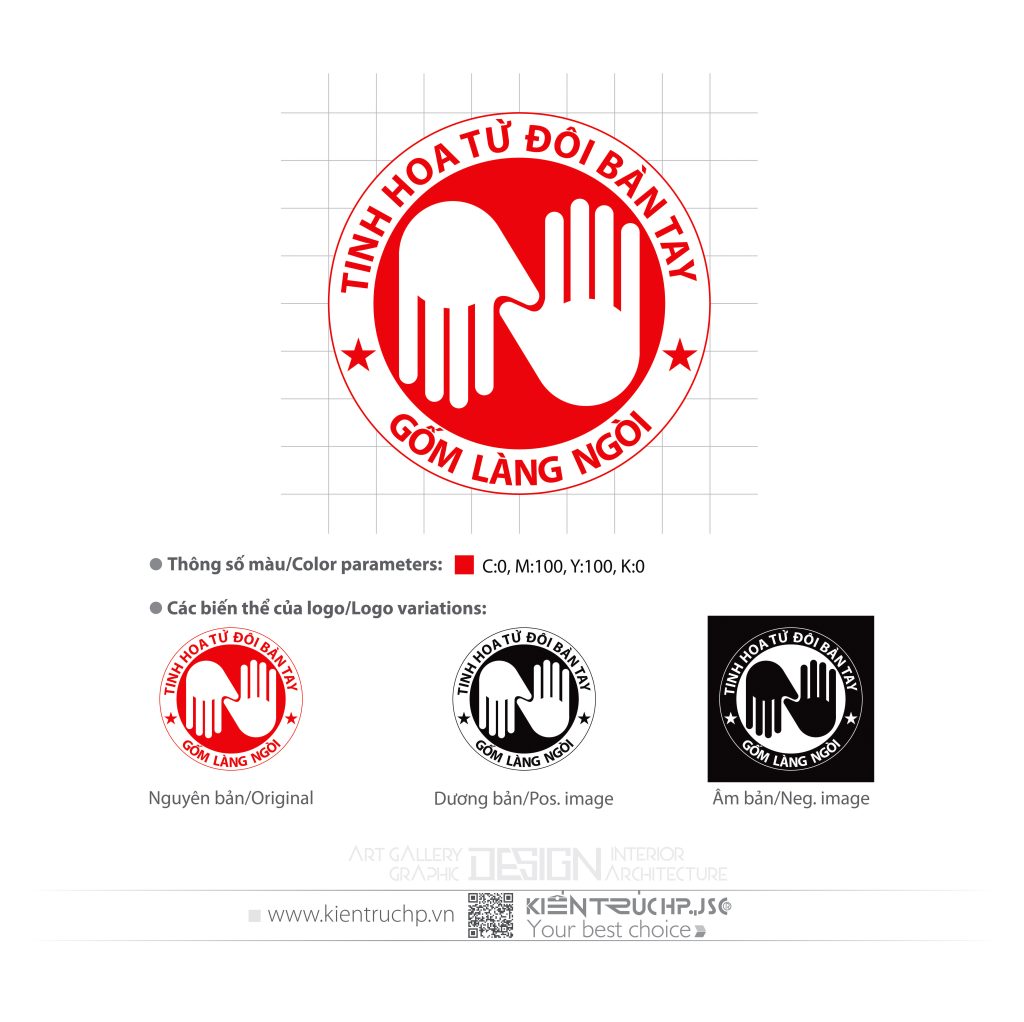 Logo Gốm làng Ngòi Bắc Giang (Logo đã thiết kế)