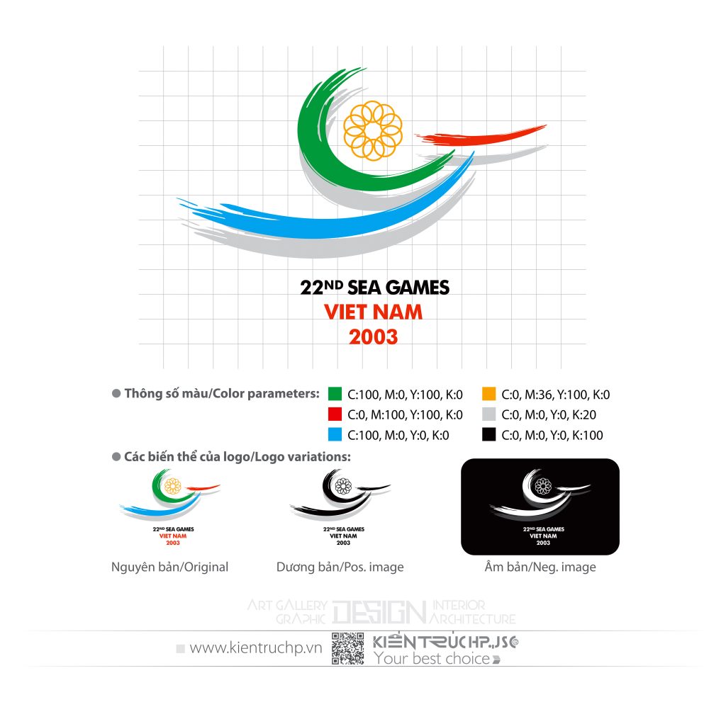Logo Seagames 22 Việt Nam (Logo đã thiết kế năm 2003)