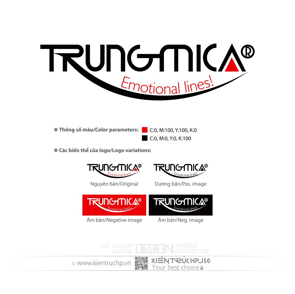 Logo Trung Mica HP (Logo đã thiết kế năm 2023)