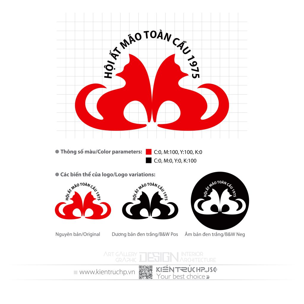 Thiết kế logo HỘI ẤT MÃO TOÀN CẦU 1975