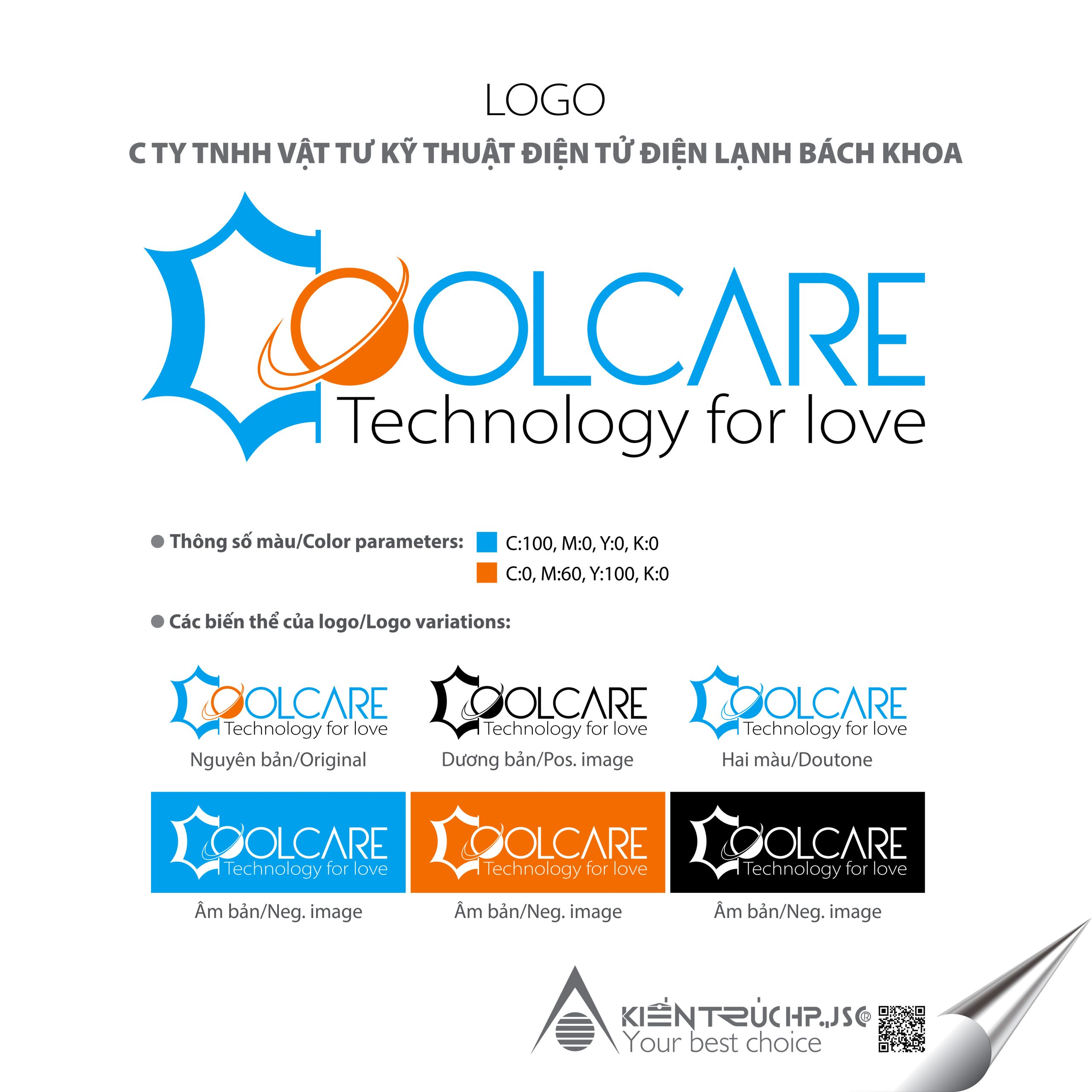 Coolcare – Technology for love (Logo đã thiết kế)