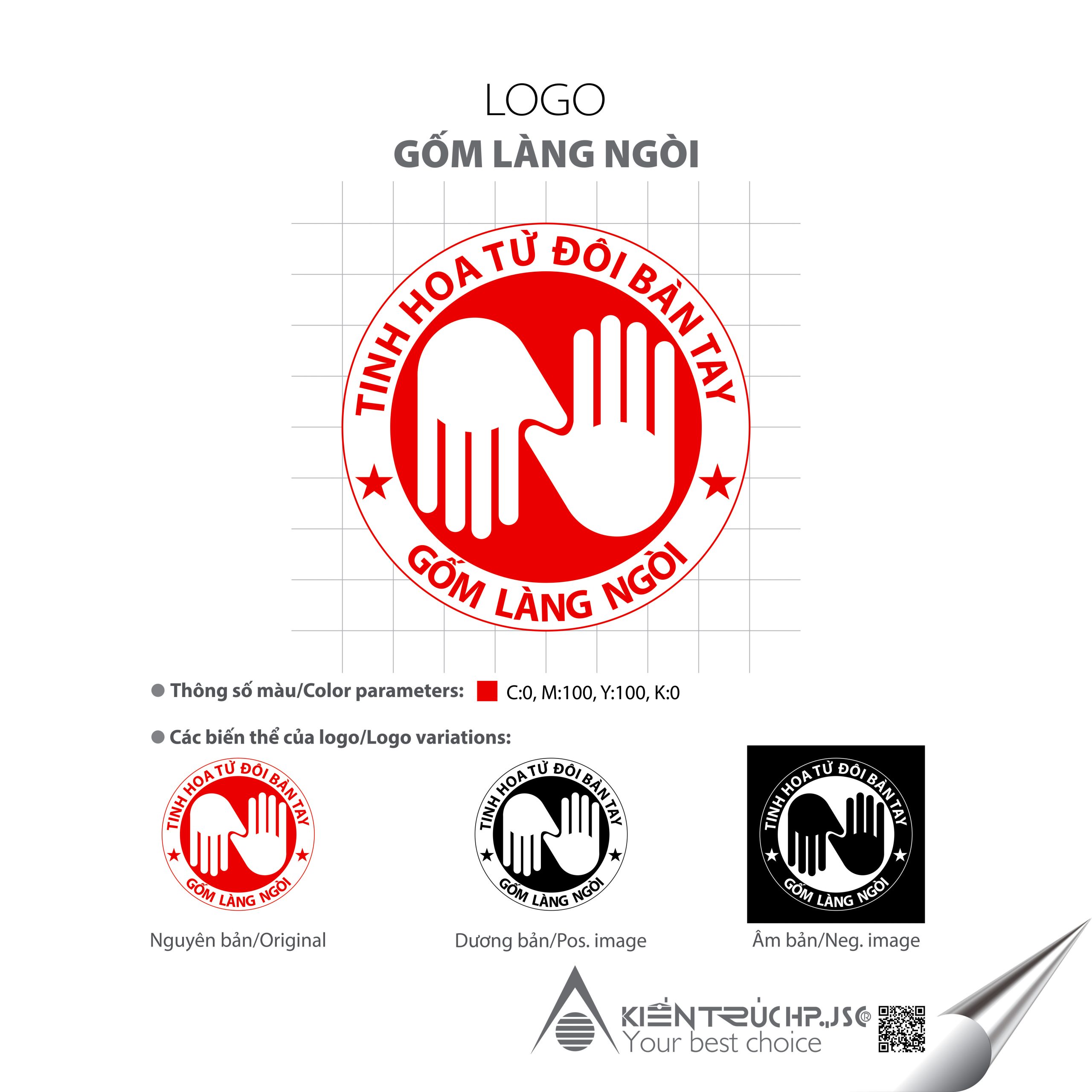 Logo Gốm làng Ngòi Bắc Giang (Logo đã thiết kế)