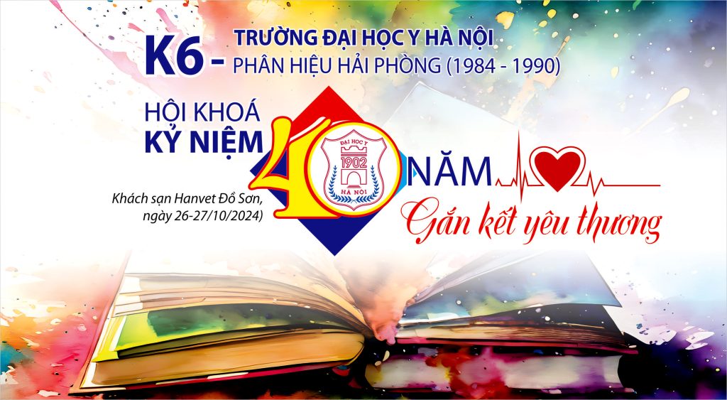 Hội khoá Kỷ niệm 40 Năm. K6- Phân hiệu Hải Phòng (1984 - 1990). Trường Đại Học Y Hà Nội
