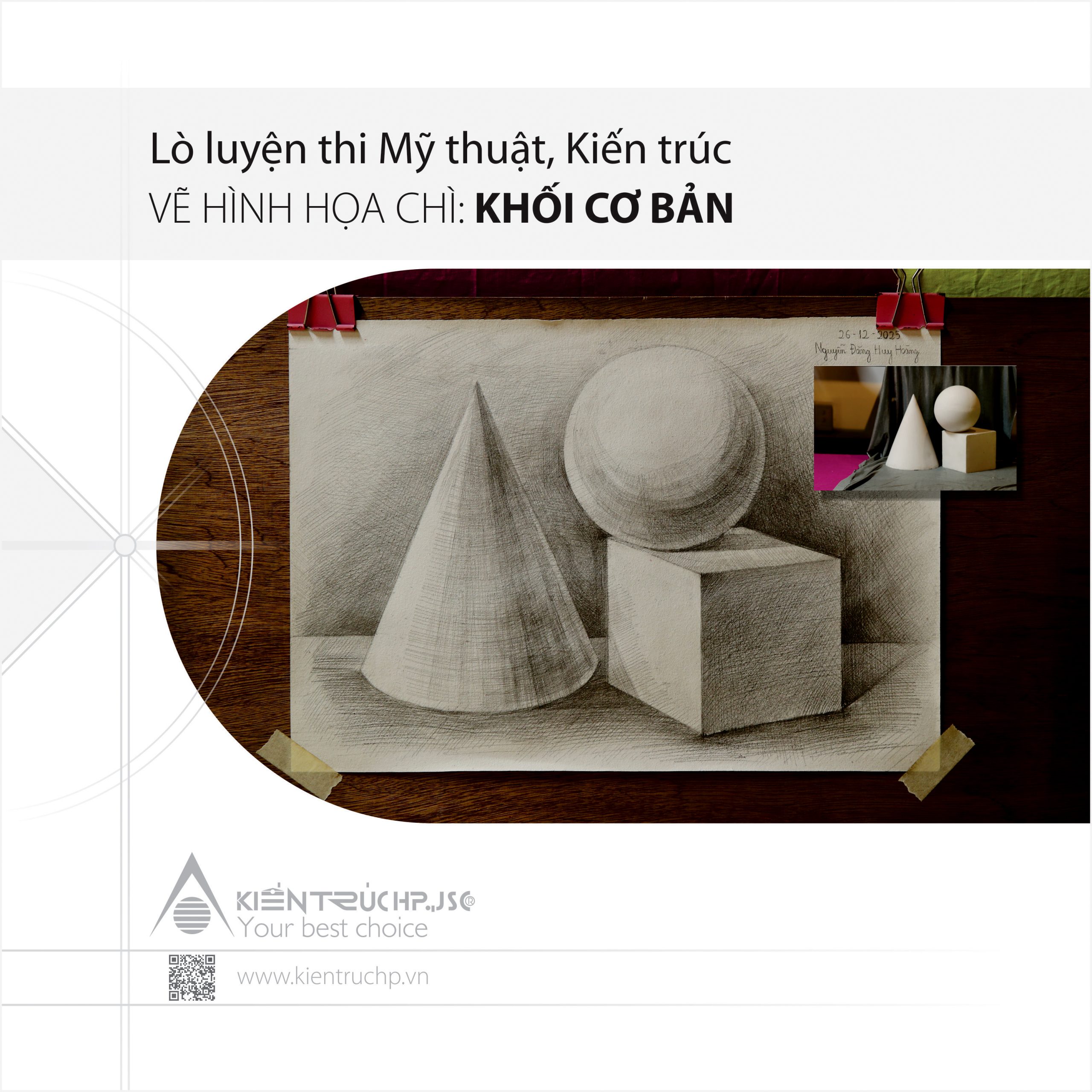 TẦM QUAN TRỌNG CỦA HÌNH KHỐI TRONG BỘ MÔN VẼ HÌNH HOẠ