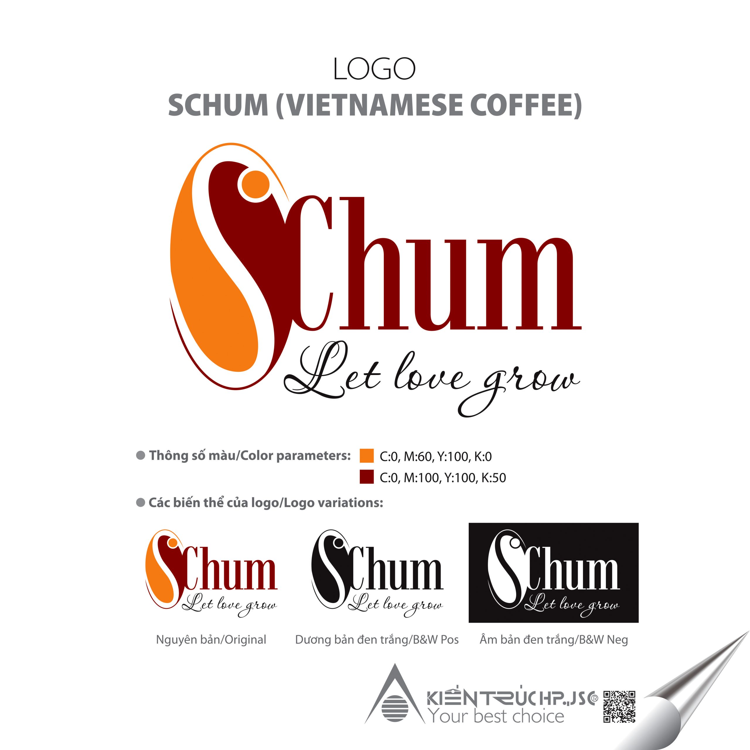 Thiết kế nhận diện thương hiệu ”Schum Vietnamese Coffee”