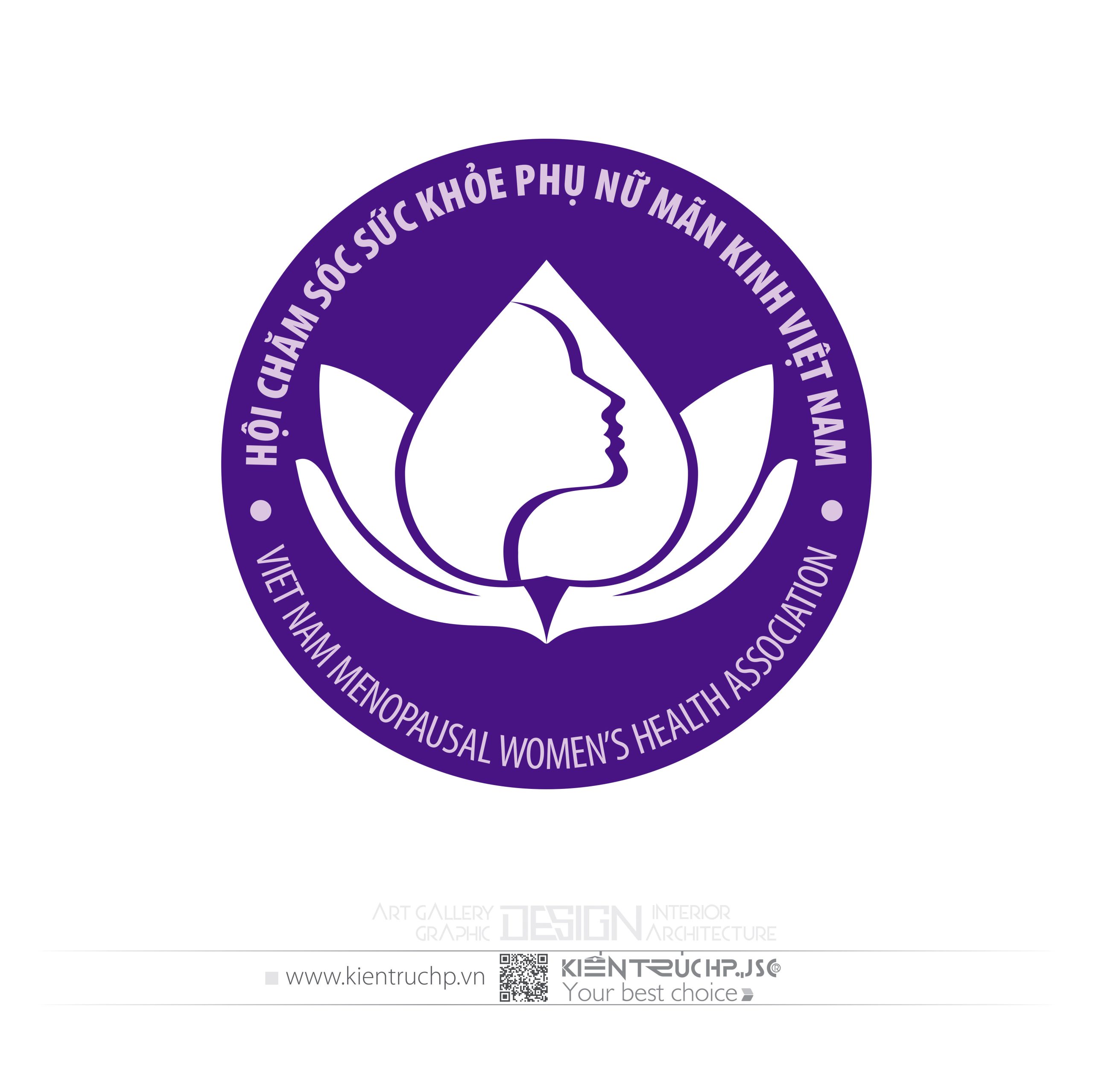 Thiết kế Logo ”Hội chăm sóc sức khoẻ phụ nữ mãn kinh Việt Nam”