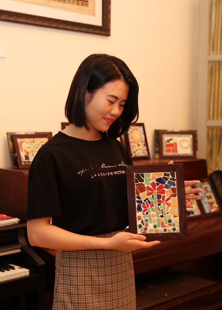 Tác phẩm của học viên khi tham dự trải nghiệm workshop GỐM NGHỆ THUẬT tại không gian nghệ thuật của chúng tôi