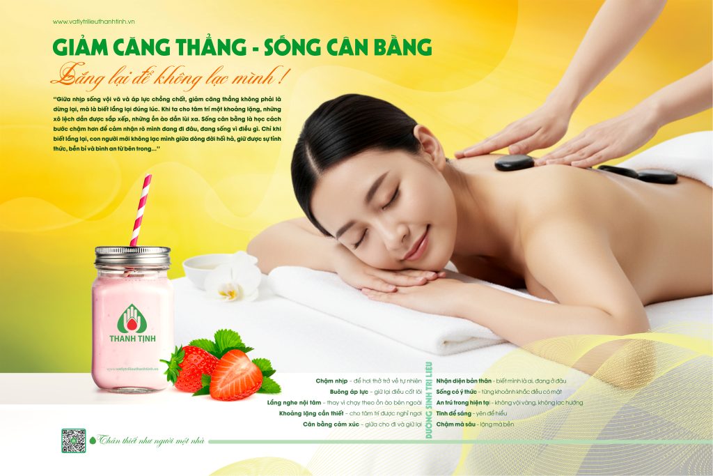 Infographic Dưỡng sinh Trị liệu tại Thanh Tịnh