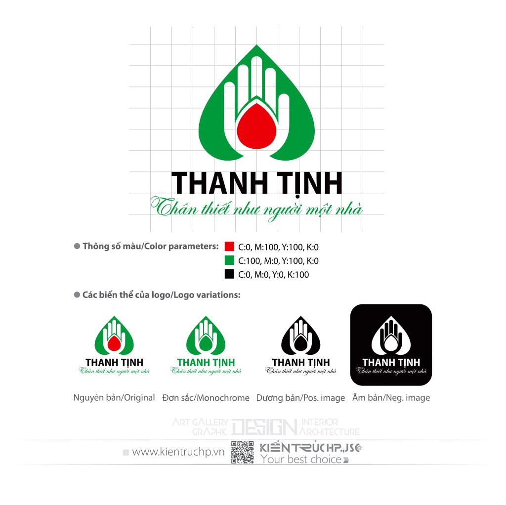 Logo Vật lý trị liệu Thanh Tịnh (Logo đã thiết kế năm 2021)