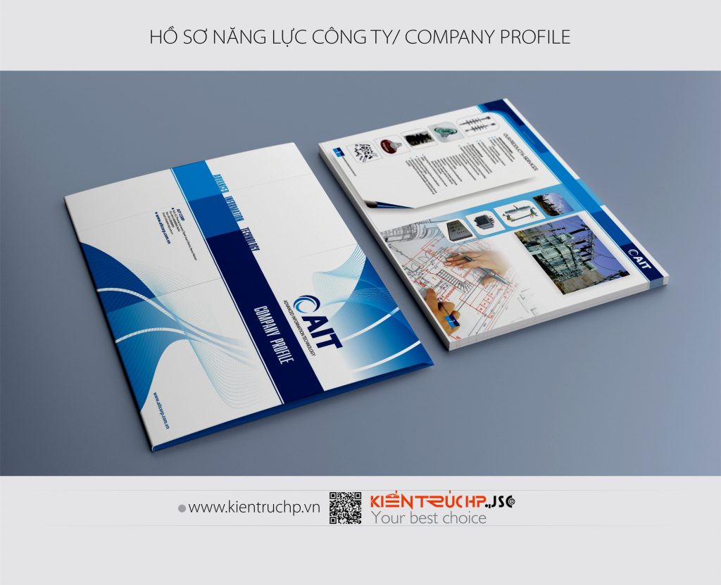 Hồ sơ Năng lực Công ty AIT được thiết kế bởi Cty CP Kiến Trúc HP