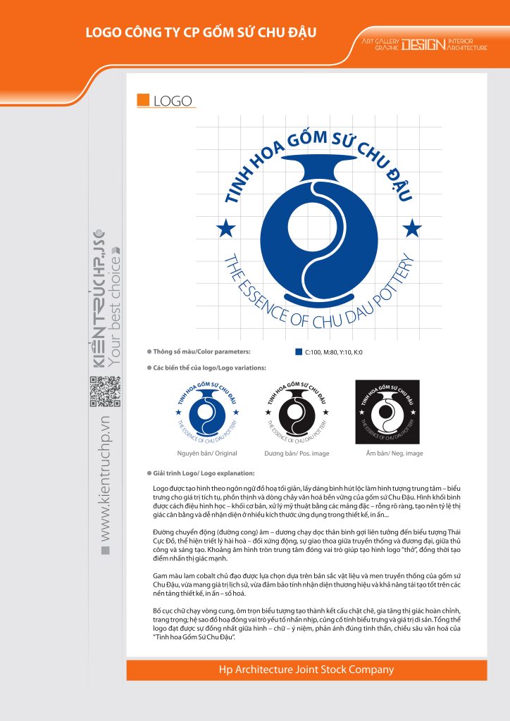 Logo Công ty Cổ phần Tinh hoa Gốm Sứ Chu Đậu